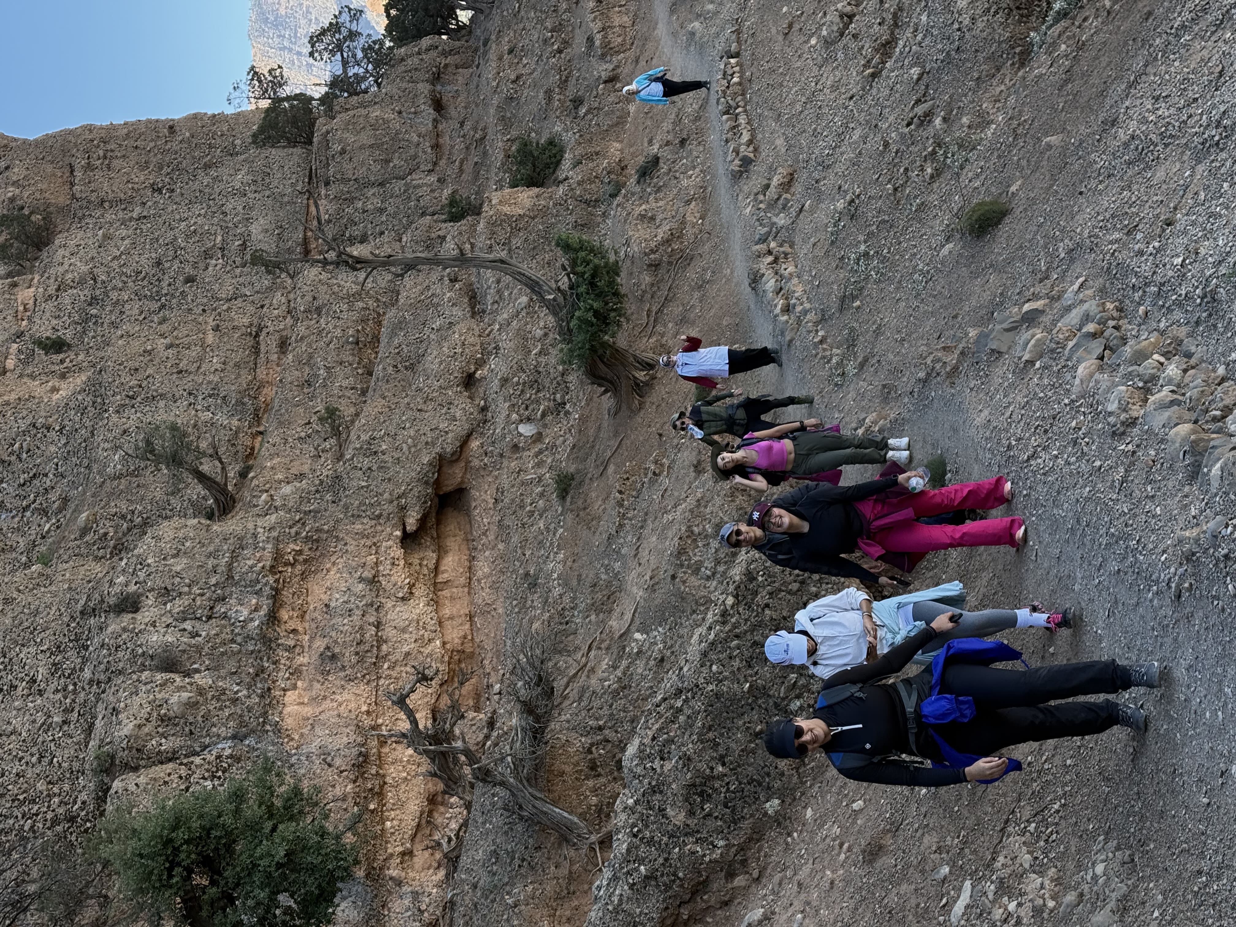 Randonneurs sur le sentier