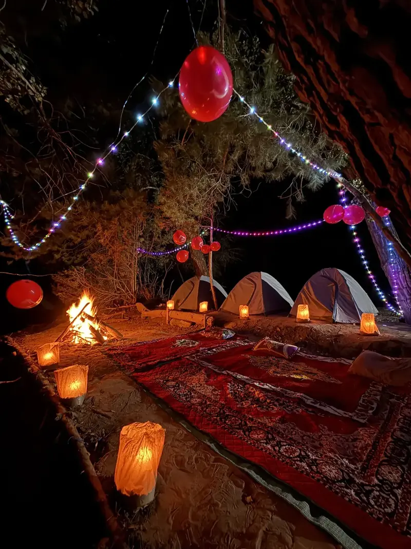 Wild camping in Imsfrane