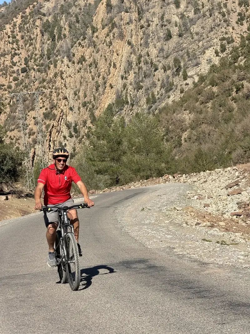 Mountain cycling adventure
