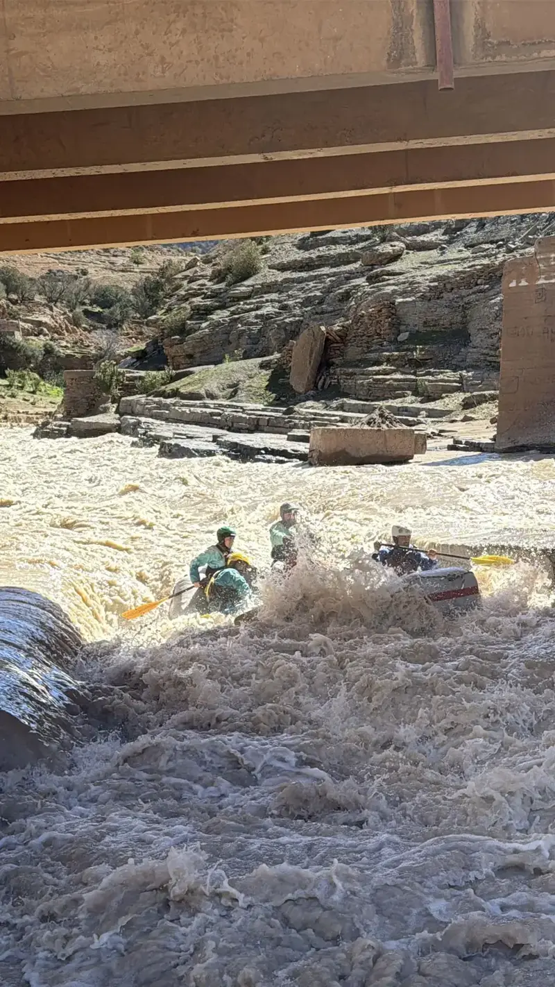 Two-day 50 km rafting expedition