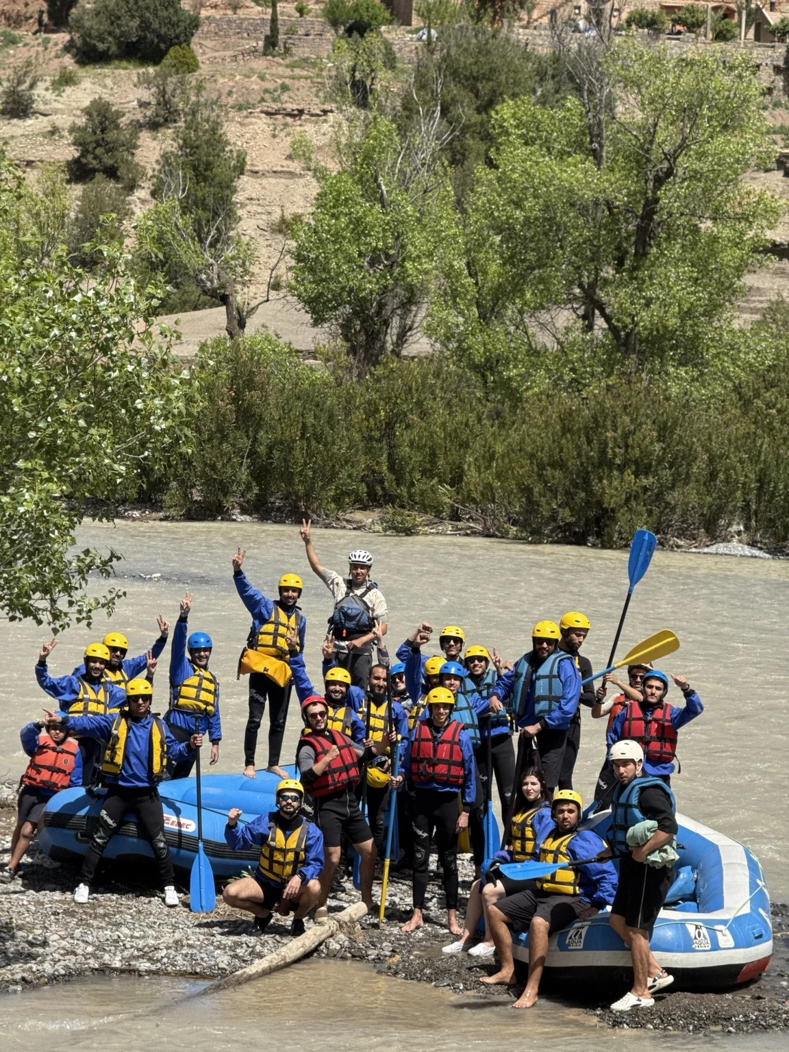 50 km por el Ahansal: dos días de rafting hacia Bin El Ouidane