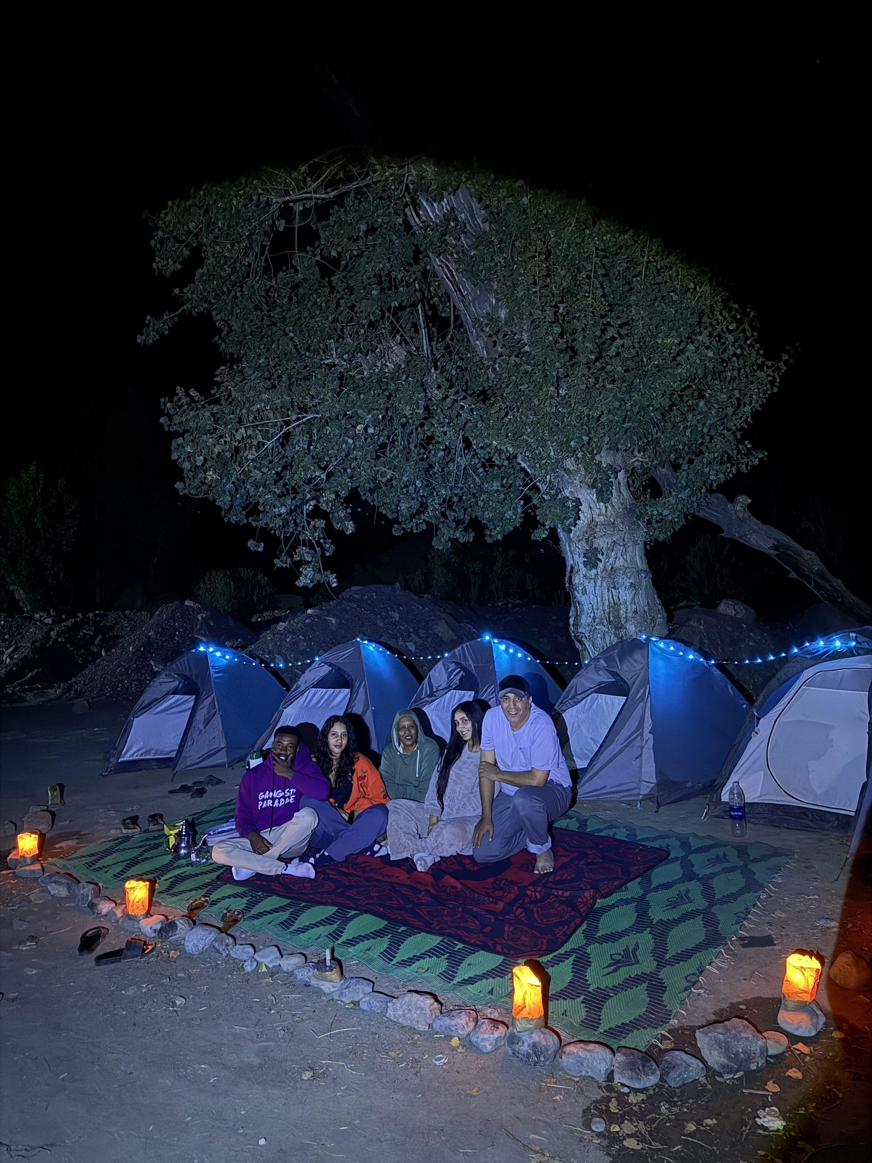 Camping au pied de la Cathédrale Imsfrane