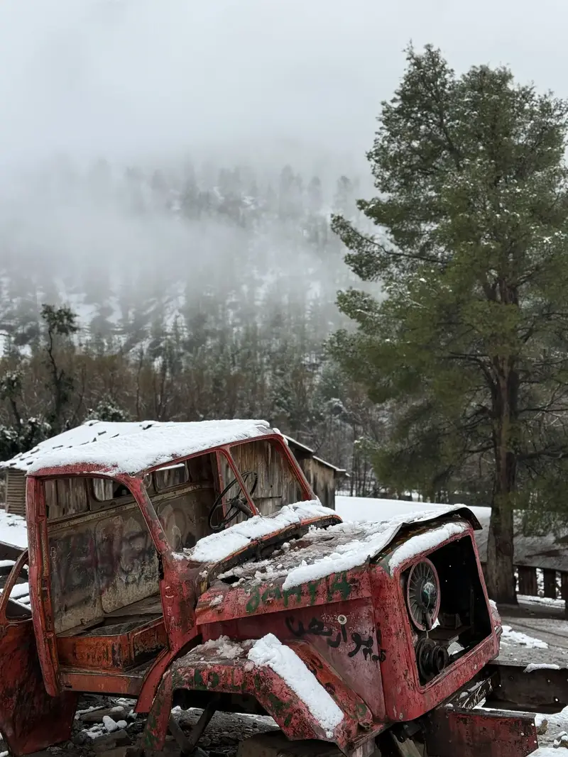 Famous old truck near Imsfrane