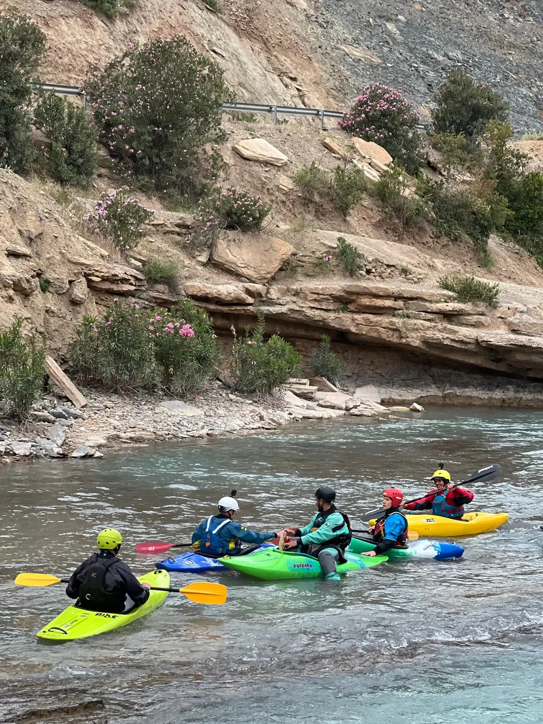 Equipo de kayak