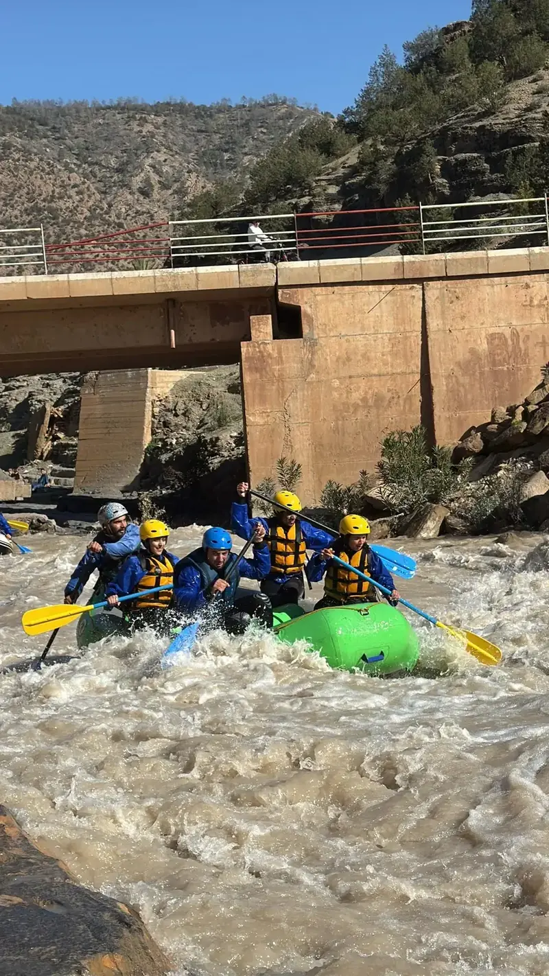 Rafting on Oued Ahansal