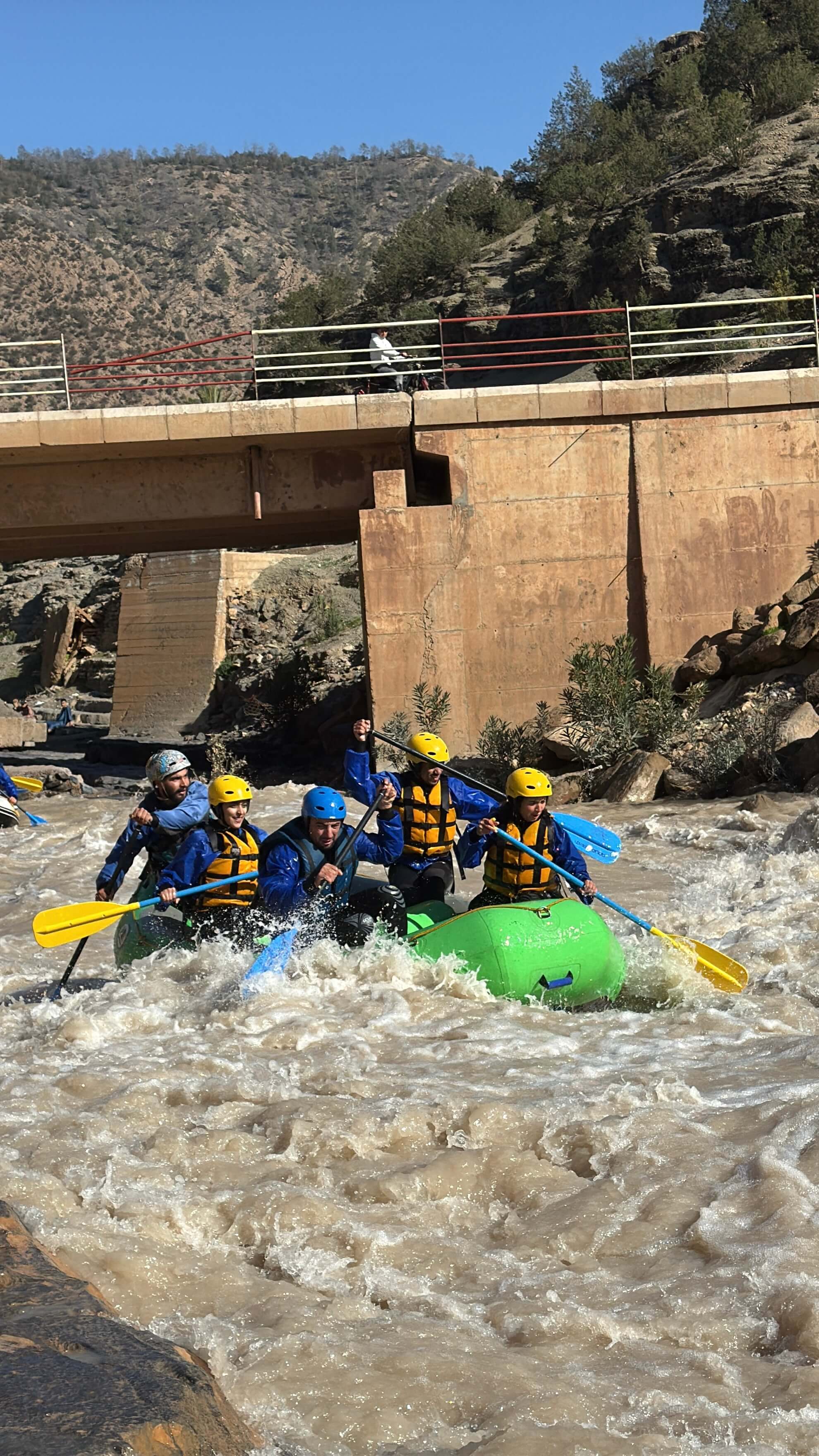 Rafting sur l'Oued Ahansal - parcours 12km
